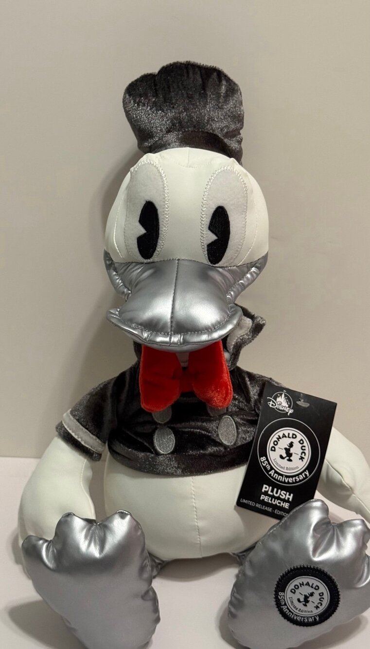 2019 Disney Store Exclusive Donald Duck 85th Anniversary Plush. Lot of 2